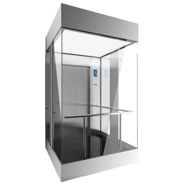Squire Shaped Observation Elevator